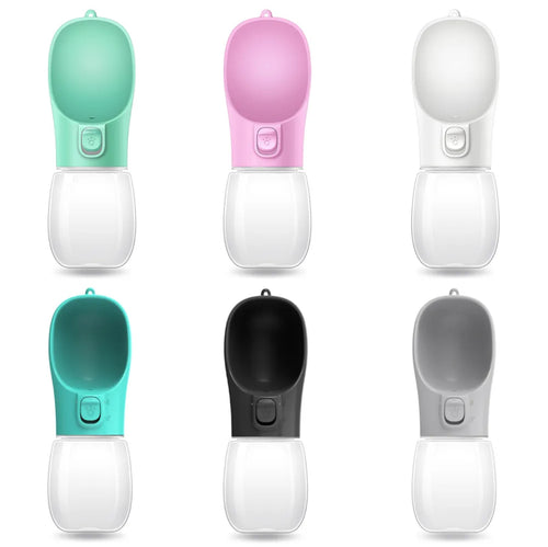 Hund Portabel Vattenflaska med Drickskål