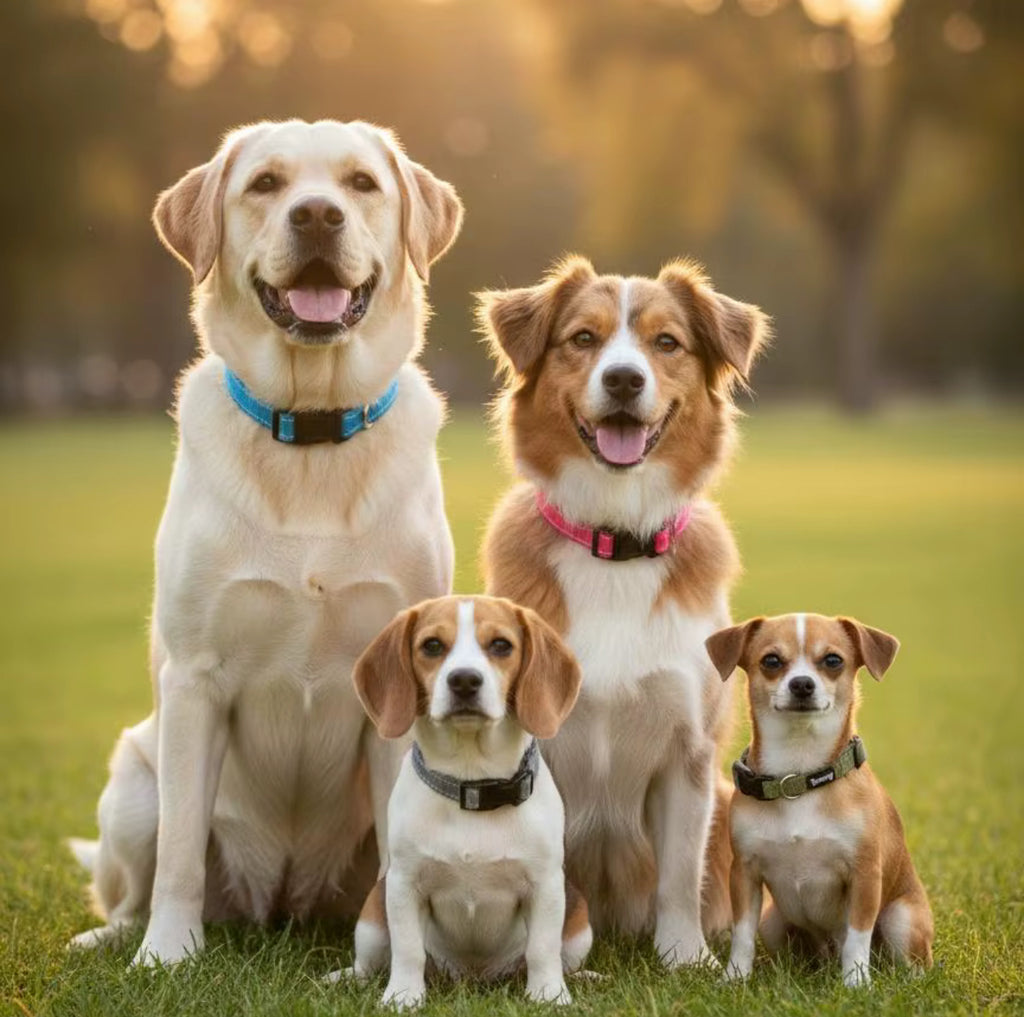 Hundhalsband  Slitstarkt & bekvämt halsband – justerbart med snabbspänne