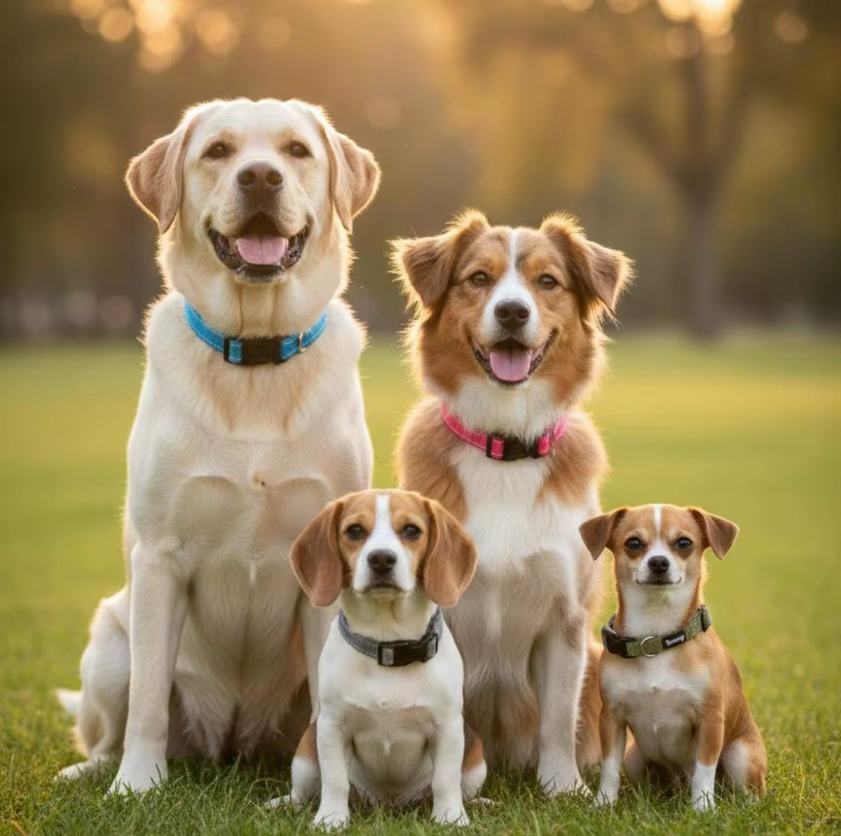 Hundhalsband  Slitstarkt & bekvämt halsband – justerbart med snabbspänne