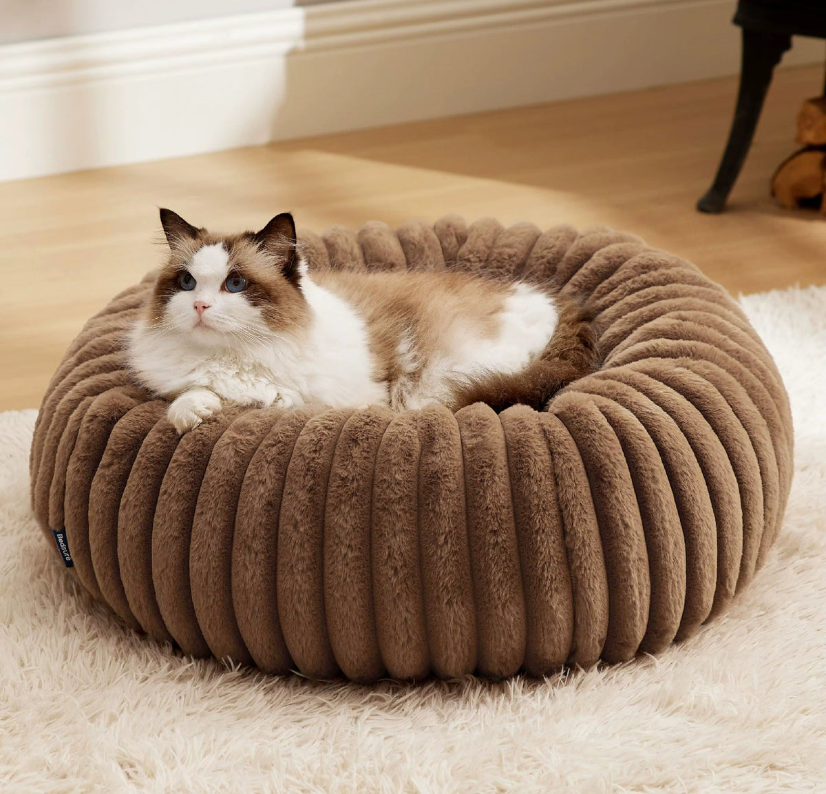 Fluffig mysig Donutbädd för Katt & Hund