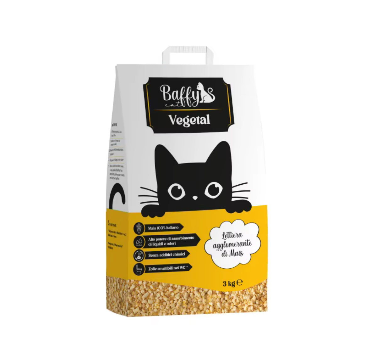 Vegetal – klumpbildande kattströ av majs