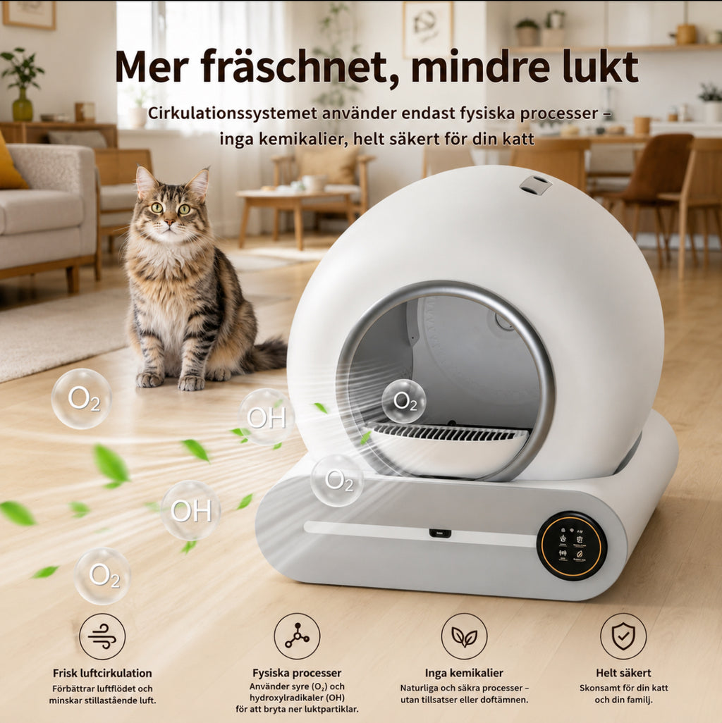 Slipp den dagliga kattlåderutinen – upptäck en smartare och fräschare vardag