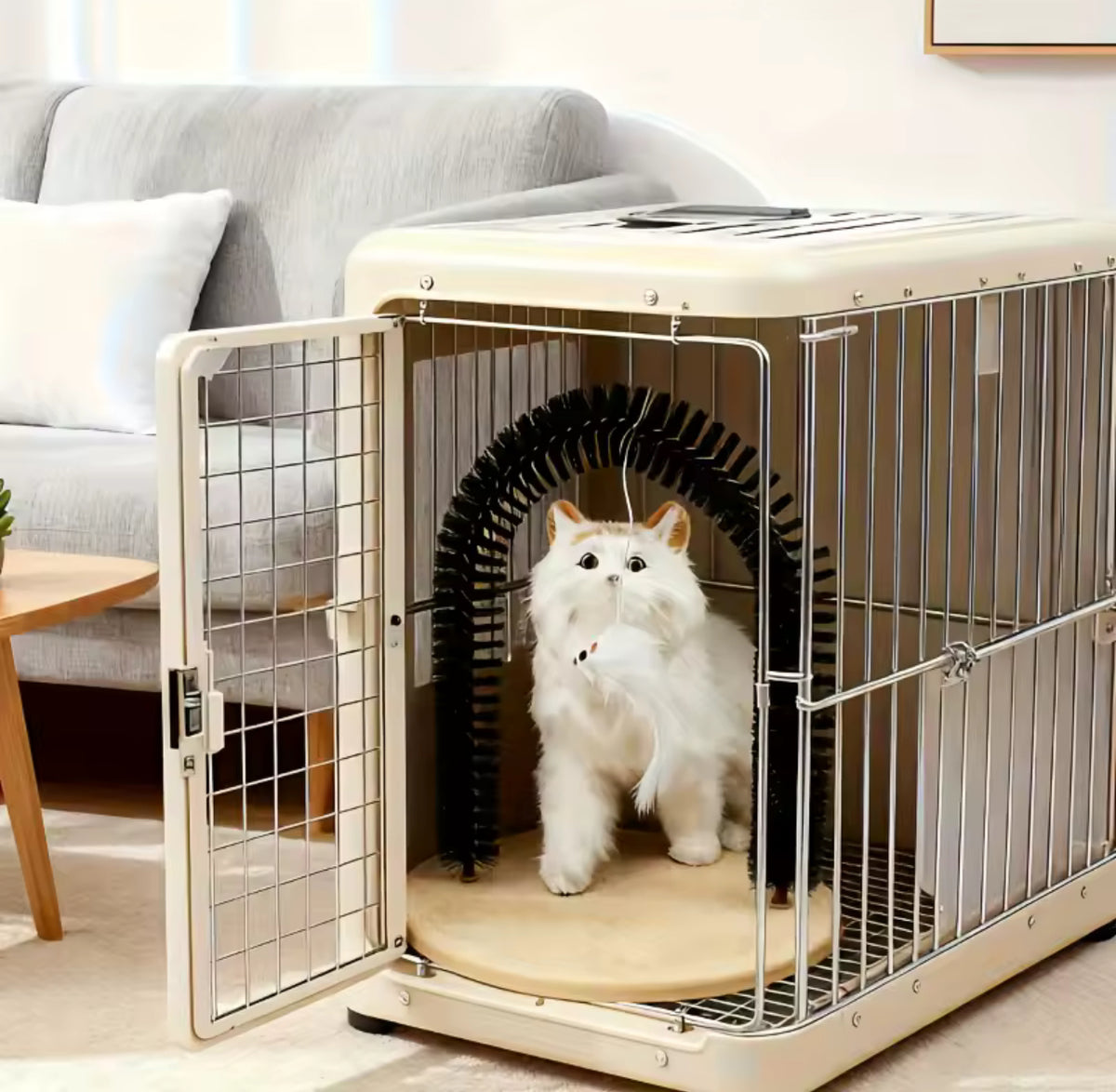 smart produkt för katter som älskar att bli kliade och borstade katt självborste