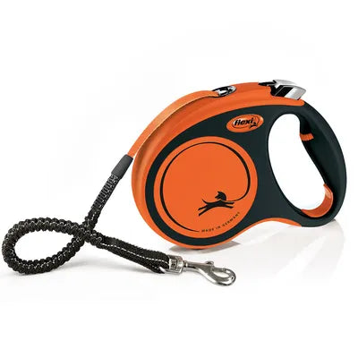 Flexi Xtreme bandkoppel orange, 5 m